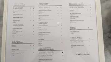 El Maravillas menu