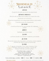 Bodega Latarce menu