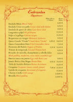 Meson Mundillo menu