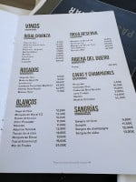 Paseo Del Mar menu