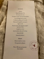 El Capricho menu