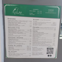 Aesgaya menu