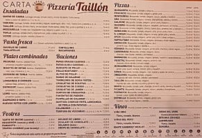 El Taillon menu