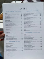 El Ancla menu