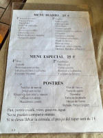 El Mesonin De Tere menu