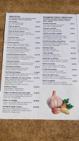 Casa Tino menu