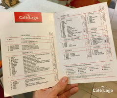 Cafe Lago menu