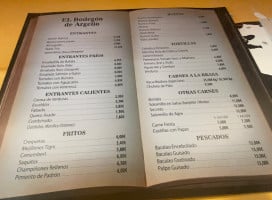 El Guachinche De Argelio menu