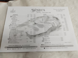 Restaurante Bar Seneca menu