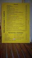 Pizzeria Nellys menu