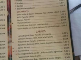 Casa Miguel menu