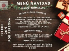 Jerezano menu