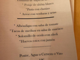 Añejo Meson Restaurante menu