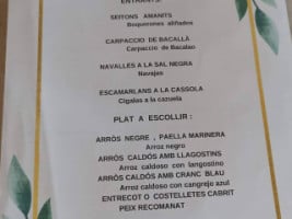 La Marinada menu