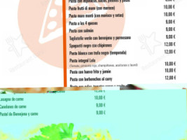 Lola Restaurante menu