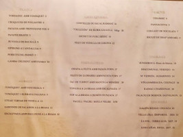 La Gavina menu