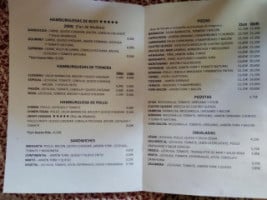 La Baguette menu