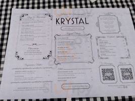 Krystal Bistro Carta