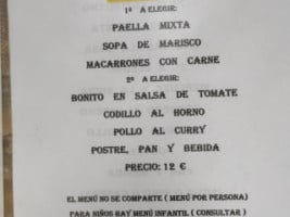 La Estrellavaldes menu