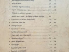 El Cura Trebujena menu