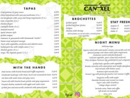 Can Xel menu