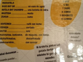 Erri Berri Asador Sidreria Olite/erriberri menu