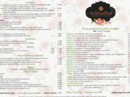 La Stradina Aracena menu