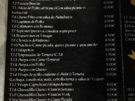 La Cucharita menu