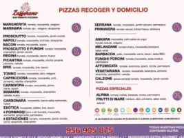 Zafferano Pizzeria San Fernando menu