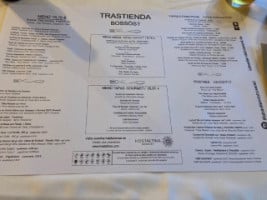 La Trastienda Bossost menu