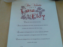 Casa Eloy Fuenmayor food