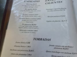 El Cruce menu