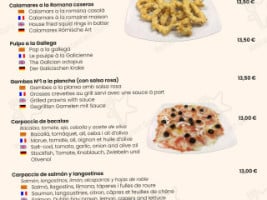 Pizzeria Fata Morgana L'ampolla menu