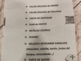 Meson Gallego Gracy Abanades menu