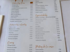 Can Vicent menu