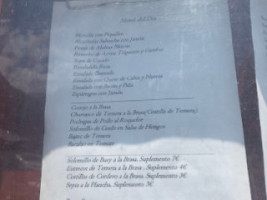 Malinche menu