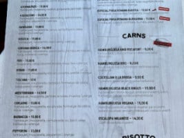 La Timba menu