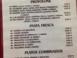 Il Calabrese Pizzeria menu