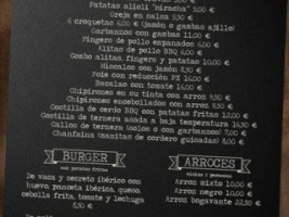 Bernain menu