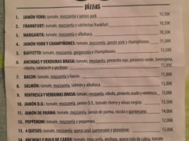 Pizzeria Baffetto menu