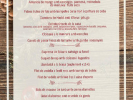 La Masia menu