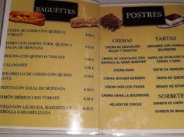 El Camachito menu