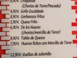 Cafeteria La Plaza menu