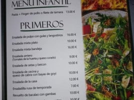 El Pradillo menu