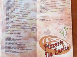 Pizzeria Paninoteca Da Enrico menu