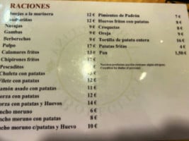 A Bodeguina menu