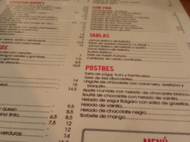 Bodebar La Linea menu