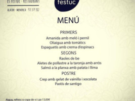 Es Festuc menu