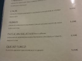 Kebap Autentico menu