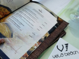 Vela Beach Pizzeria menu